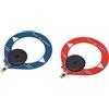Generic Antenna Ad Anello Piccola e Leggera da 2 Pezzi Antenna a Ciambella AM MW SW Facile da Usare per Radio a Onde Corte, Migliora la Ricezione del Segnale in Modo Efficace per Spazi Limitati