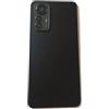 Generico Copri Batteria + lente + biadesivo compatibile con XIAOMI 12 LITE 2203129G retro Posteriore Back Cover Scocca in plastica rigida +biadesivo + lente con cornice (Nero)
