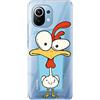 Mixroom - Cover Custodia Case In TPU Silicone Morbida Sfondo Trasparente Per Honor X5c / X5c Plus Fantasia Gallo Crazy T403
