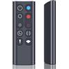 WKOLF Nuovo set di telecomandi di ricambio per Dyson Pure Hot+Cool Fan Purifying Heater HP00 HP01, nero