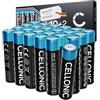 CELLONIC 24 pile AAA alcaline 1250mAh 1,5V - compatibile con telecomandi, giocattoli, torce & sensori - LR03 / Micro