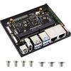 Waveshare Jetson Orin Nano/NX Super Dual Ethernet Base Board, Based On Jetson Orin Nano And Jetson Orin NX Module, Compatible With Jetson Orin Nano Super AI Development Kit Base Board