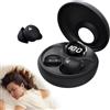 sunvito Sleep Earbuds for Side Sleepers, Mini Auricolari Wireless Bluetooth 5.3 Auricolari per Dormire, Auricolari Nascosti con Display di Alimentazione per Esercizio, Lavoro, Escursionismo(Nero)