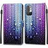 Feyten Cover per Xiaomi Redmi Note 10 5G /Poco M3 PRO 5G, Custodia in Pelle Xiaomi Redmi Note 10 5G /Poco M3 PRO 5G, Flip Custodia Pelle PU con [Magnetica] Cover a Libro Portafoglio (Blu Viola)