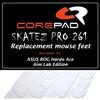 Corepad Skatez Pro 261 - Piedini di ricambio per mouse compatibili con ASUS ROG Harpe Ace/ASUS ROG Harpe Ace Aim Lab Edition