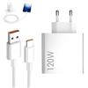 Quvxzy Caricabatterie rapido con cavo USB C 1.5m, bianco caricatore USB C per 120w mi 14T Pro/14 Ultra/13T Pro/12T/13 Pro/Lite//12/mi Note 12 Pro/POCO X6 Pro