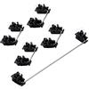 LABRIMP Set Satellite 6.25u 2u Stabilizzatore Tasti Albero Satellite Per Tastiera Meccanica 60% 87% Stabilizzatore Per Tastiera