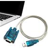 Lunaobrik Adattatore seriale su USB, cavo convertitore da USB a seriale | Serie-Port-On- 9 pin, da cavo a serie DB9 per collegare dispositivi