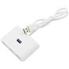 Hoement Hub USB 3.0 con Alimentazione Splitter USB a 4 Porte per Laptop e Computer e Trasferimento Dati Veloce Compatibile PC e Notebook