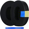 MMOBIEL Cuscinetti Auricolari di Ricambio per Beats Studio PRO Wireless Noise Cancelling Cuffie Cuscinetti Gel Raffreddante - Padiglioni Cuffie - Nero
