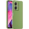 HULLIN Custodia per Telefono in Silicone Colorato, Adatta per Redmi 13C 5G / Redmi 13R 5G (6.74) - Verde Matcha