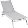 DRW Amaca in alluminio bianco, 91 x 192,2 x 56 cm