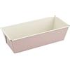 Dr. Oetker Dr.Oetker Stampo per plumcake in acciaio rivestito con ceramica rinforzata 25 x 11cm, Linea Retrò, colore: rosa e panna, quantità: 1 pezzo