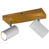 Trio Leuchten TRIO, Faretto, Marley 2xGU10, max.35,0 W Finitura: Metallo, bianco opaco L:26,0cm, L:9,0cm, A:16,0cm IP23,Senza illuminante