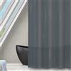 MSV Tenda da Doccia antimuffa, Antibatterica, Lavabile, Impermeabile, Eva, 180 x 200 cm, Grigio Antracite