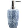 MSV CARRARE Dispenser di Sapone in Ceramica Blu