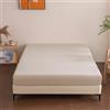 Sonive Federa con Angoli 200x200 cm, 100% Poliestere, Fondo 30 cm per Materassi Spessi, Morbido, Traspirante e Anallergico Beige