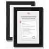 walther design Home HO130BD - Cornice portafoto in legno, 21 x 29,7 cm, confezione da 2, nero