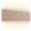 BRILONER - Lampada parete senza fili con touch, dimmerabile, luce bianco caldo, up down light con 10 lenti, applique ricaricabile, applique da interno, camera da letto, 28,5x9x4,5 cm, Beige
