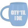 FOCO Con licenza ufficiale Manchester City FC tazza da tè extra capiente con coro