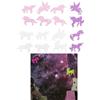 HOME DECO KIDS, PH52081 Decorazione fosforescente per la stanza dei bambini, colori brillanti e divertenti, facile da installare, materiali sicuri, atmosfera lenta, dimensioni: 16 pezzi, forma