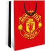 Danilo Promotions Ltd Manchester United FC - Borsa regalo a tema calcio, misura media, per compleanno
