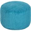 Loft 25 Sacchetto di fagioli Sgabello Piede Bolla Rotonda | Poggiagambe per interni da soggiorno | Pouf dal design ergonomico | Ultra comodo e durevole (Alzavola)