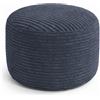 bananair - Poggiapiedi per Soggiorno - Rivestimento lavabile, imbottitura in schiuma - Foot Stool elegante, Ottomano Morbido e Confortevole (55 x 30 cm, Grigio Scuro)