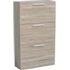 Urban Living Scarpiera PRATIK a 3 cassetti con ante effetto rovere 63 x 24 x 117 cm