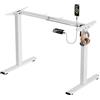 buybyroom Telaio per Scrivania Elettrica a Standing Regolabile in Altezza con Pannello Intelligente con Memoria e Porta USB per Ufficio Domestico (Senza Pannello Desktop)