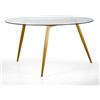 Brigros WeHome Tavolino Da Salotto Glass Tondo 140 x 74H cm, 10mm