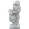 Doni Bomboniere Idee Scultura Moderna da Tavolo con Statua Innamorati Sposi Abbraccio Originale per La Tua Cerimonia (Matrimonio Anniversario Viso Visi Romantiche Coppia Strinti in Un Dolce Regalo