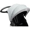 JYOKO KIDS Copertura capuccio compatibile con Stokke Xplori e Crusi (White Star)