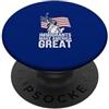 Immigrants Make America Great Gli immigrati rendono grande l'America PopSockets PopGrip Adesivo