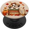 di regali personalizzati carini e Shihtzu Dog Moms Coffee Reader Autunno PopSockets PopGrip Adesivo