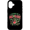 Cute Fruit Cartoon Joke for Food Lovers Custodia per iPhone 16 Divertente cibo gioco di parole anguria melonaire amante dei soldi