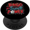 Bingo Night Apparel Home And More Compan Divertente Bingo Appassionato Di Umorismo Citazione PopSockets PopGrip Adesivo