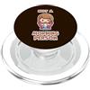Funny Coffee Lover Java Drinker Cafe Cof Divertente tazza da caffè con scritta I Hate Mornings Person PopSockets PopGrip per MagSafe