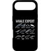 Ocean Life Marine Biology Whale Species Custodia per iPhone Air Whale Expert - Gattera Beluga Narvalo, colore: Blu