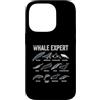 Ocean Life Marine Biology Whale Species Custodia per iPhone 14 Pro Whale Expert - Gattera Beluga Narvalo, colore: Blu