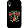 Cute Fruit Cartoon Joke for Food Lovers Custodia per iPhone XR Divertente cibo gioco di parole anguria melonaire amante dei soldi
