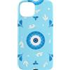 Greek Eye Aesthetic Art Gifts Custodia per iPhone 15 Plus Simbolo greco blu malocchio