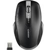 CHERRY MW 2310 2.0, Mouse Wireless a 6 Tasti, 2,4 GHz RF con Portata di 10 m, Sensore Ottico e Interruttore DPI, Ricevitore USB Nano, Ambidestro, Nero