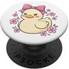 Bow&Blush Carino Anatra Kawaii Coquette Estetica Cherry Blossom PopSockets PopGrip Adesivo