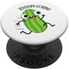 Punny Bone Zoom-cchini Divertente Zucchini Pun PopSockets PopGrip Adesivo