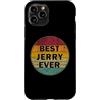 First Names Apparel vintage Style Custodia per iPhone 11 Pro Nome personalizzato Jerry I love Jerry Retro stile vintage