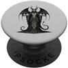 Demonique Tees and Ars Goetia Demon Gift Belphegor incoronato in bradipo e genio PopSockets PopGrip Adesivo