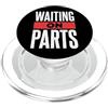 Riparazione Auto Meccanico Auto Tecnico Waiting On Parts Scheletro PopSockets PopGrip per MagSafe