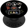InGENIUS Cottagecore Camicie e regali d' Cottagecore Oca Giardinaggio Giardiniere Giardino Floreale PopSockets PopGrip Adesivo