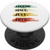 Lustige Legendäre Geburtstags Designs Compleanno design leggendario dal luglio 1975 retrò PopSockets PopGrip Adesivo